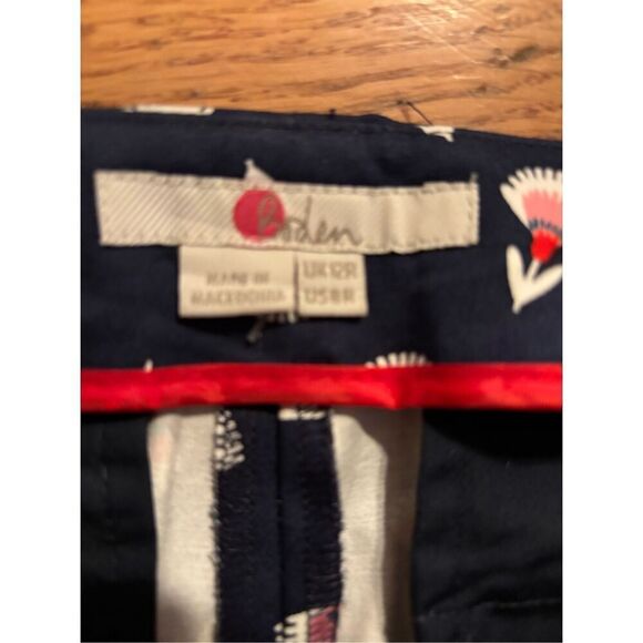 Boden Ledbury Blossom Print High Rise Pants - Picture 3 of 4